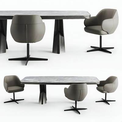 CATTELAN现代办公桌椅 洽谈桌椅组合